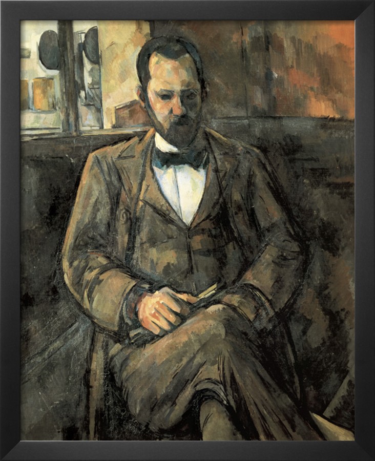 Portrait of Ambroise Vollard - Paul Cezanne Painting